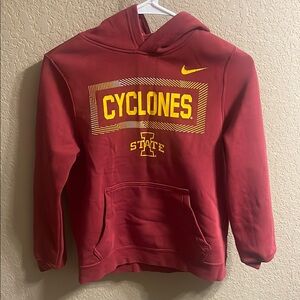 Nike Red and Yellow Cyclones Kids Hoodie